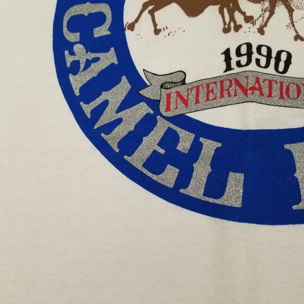 VTG 1990 Virginia‎ City Camel Races Single-Stitch T-Shirt Sz L DS Deadstock